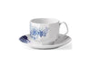 Royal Copenhagen Blomst Mug With Saucer Lilac, 22cl