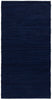 Rug Solid Cotton Tæppe Deep Ocean Blue, 140 x 200 cm