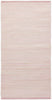 Rug Solid Cotton Tæppe Misty Rose, 75 x 200 cm