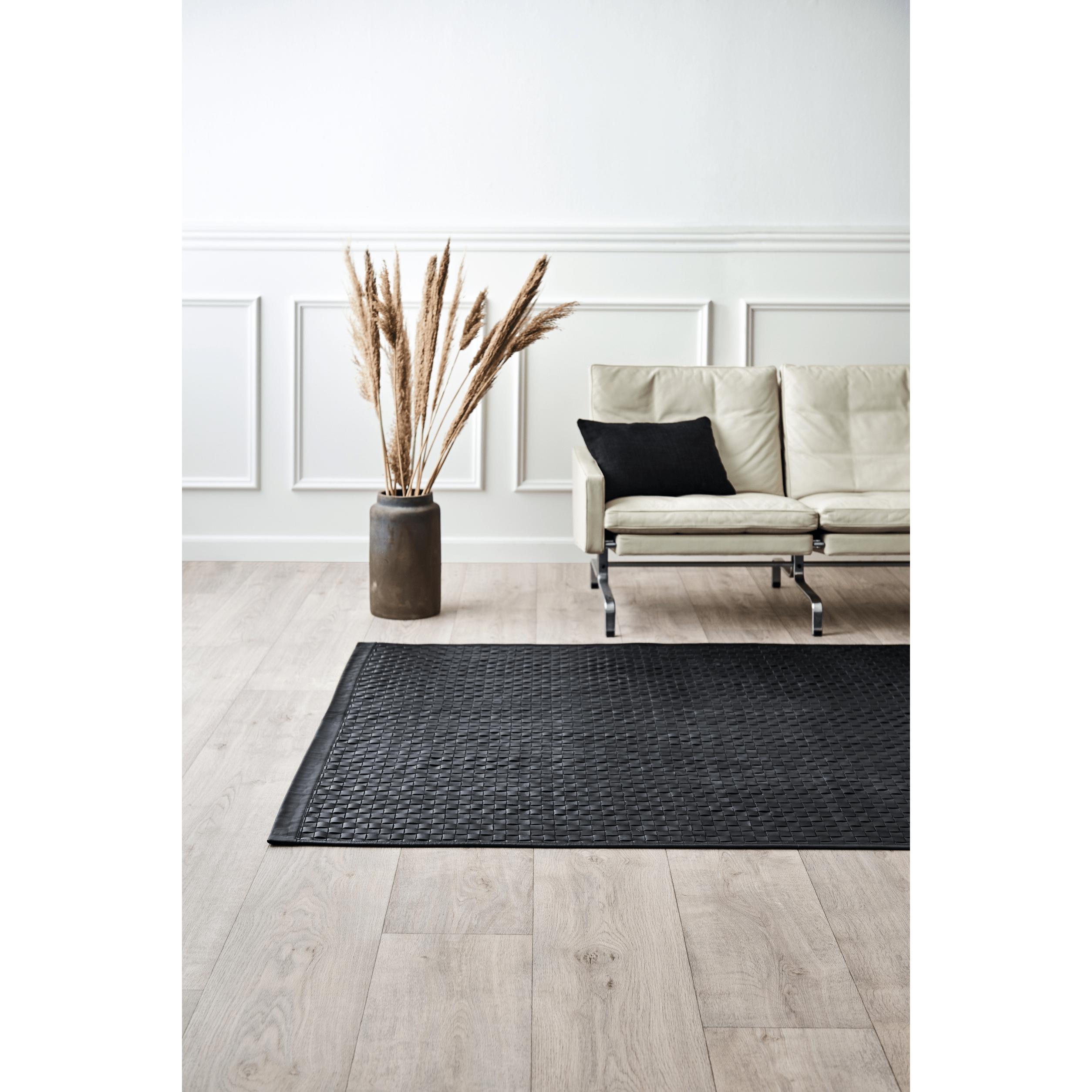 [product_category]-Rug Solid Tuscany Rug Black, 65 X 135 Cm-Rug Solid-5711655115012-11501-RUG-3