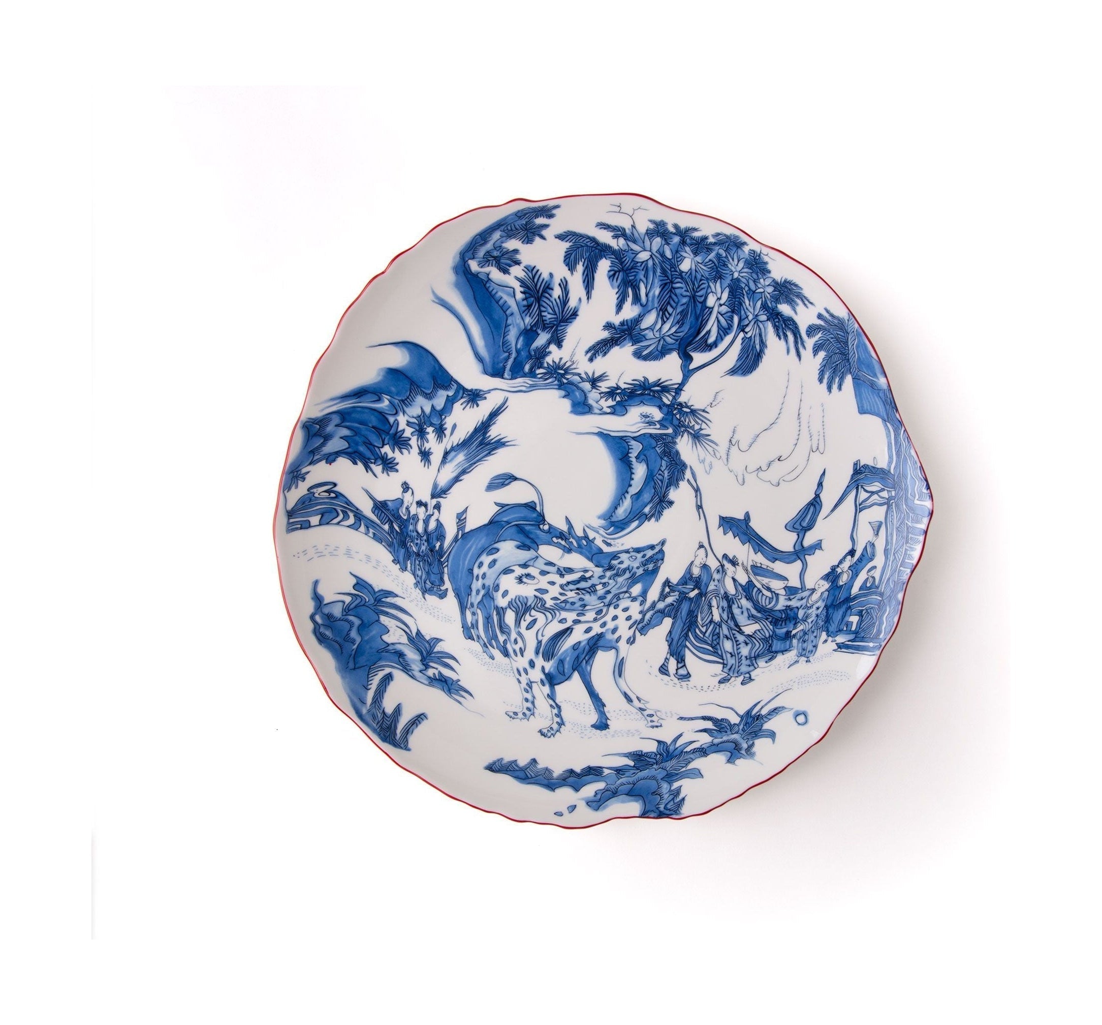 [product_category]-Seletti Classics On Acid Dinner Plate, Blu Chi Noiserie-Seletti-8008215112039-11203-SEL-1