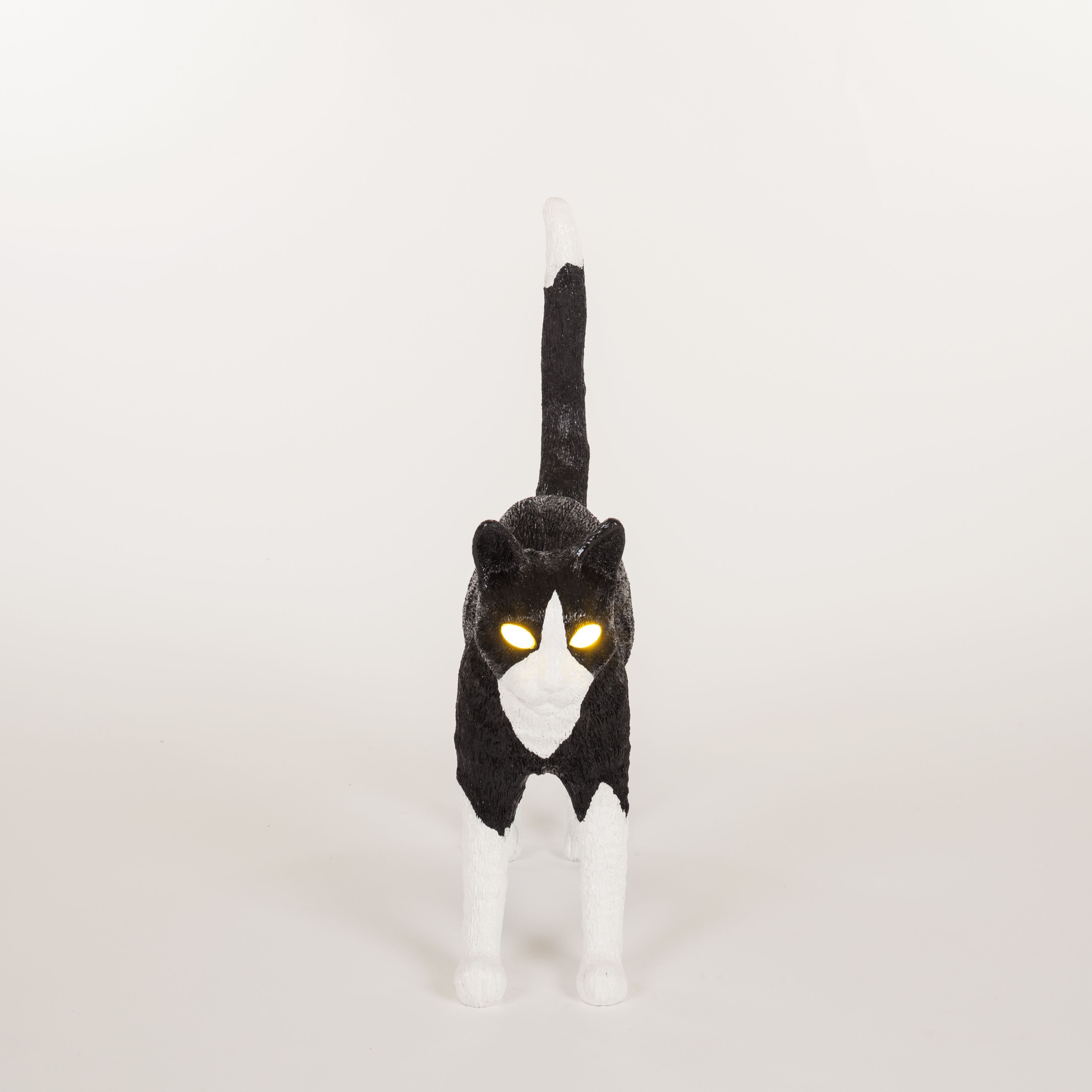 [product_category]-Seletti Jobby The Cat Lamp, Black/White-Seletti-8008215150420-15042-SEL-11