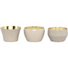 Skultuna Kin Tealight Holder Set Of 3, Beige