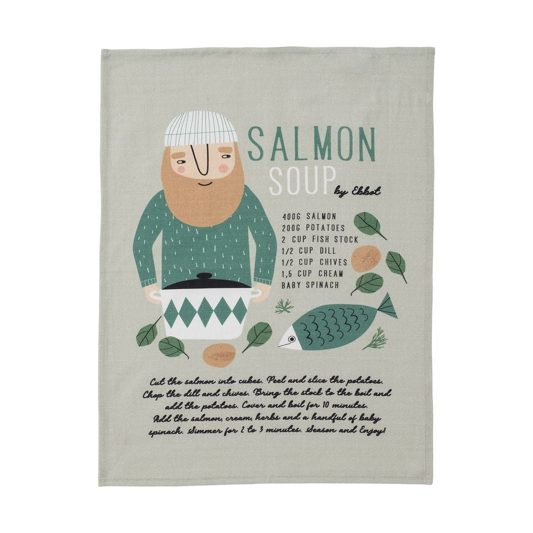 [product_category]-Spira Kompis Tea Towel Ebbot Salmon Soup, 47x65 Cm-Spira of Sweden-7333001018501-6401-SPI-3