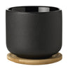 Stelton Theo Kop Med Coaster 0,2 L, Sort