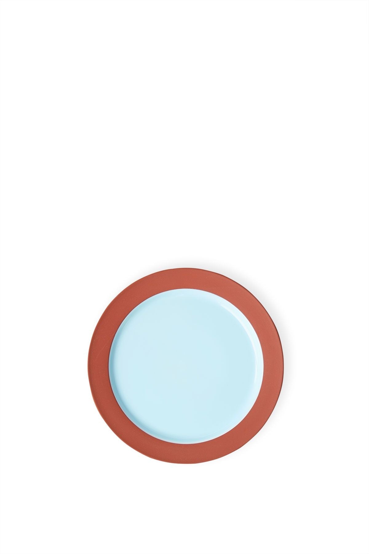 [product_category]-Studio About Clayware Set Of 2 Plates Large, Terracotta/Blue-Studio About-5714356019030-25015TB-STU-1