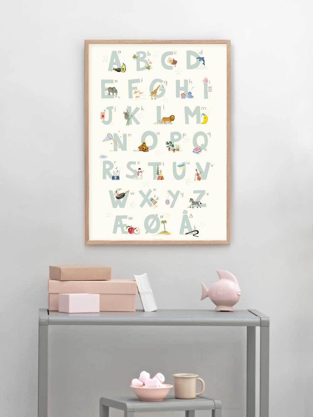 [product_category]-Vissevasse Danish Alphabet Blue Poster, 70x100 Cm-Vissevasse-5713138301141-F-2023-011-XL-VIS-2