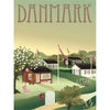 Vissevasse Danmark Kolonihaverne Plakat, 50x70cm