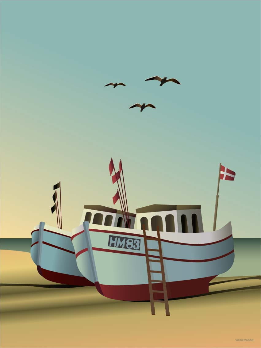 [product_category]-Vissevasse Fishing Boats Poster, 70x100 Cm-Vissevasse-5713138202943-F-2022-029-XL-VIS-1