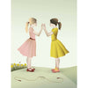 Vissevasse Hand-Clapping Girls Plakat, 30X40 Cm