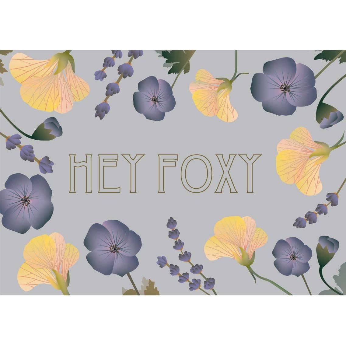 [product_category]-Vissevasse Hey Foxy Flower Bouquet Greeting Card, 10,5x15cm-Vissevasse-5713138715207-F-2017-152-XS-VIS-3