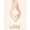 Vissevasse It's All About Love Plakat, 30X40 Cm