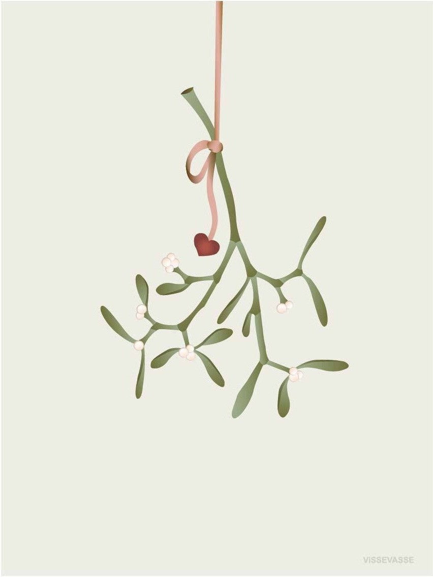 [product_category]-Vissevasse Mistletoe Poster, 15 X21 Cm-Vissevasse-5713138719519-F-2017-195-S-VIS-1