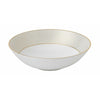 Wedgwood Arris Dyb Tallerken 21 Cm, Hvid/Guld