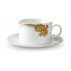 Wedgwood Vera Wang Jardin Tekop 0,25L & Underkop, Hvid/ Guld