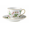 Wedgwood Wild Strawberry Teacup And Saucer Leigh, 0,15 L