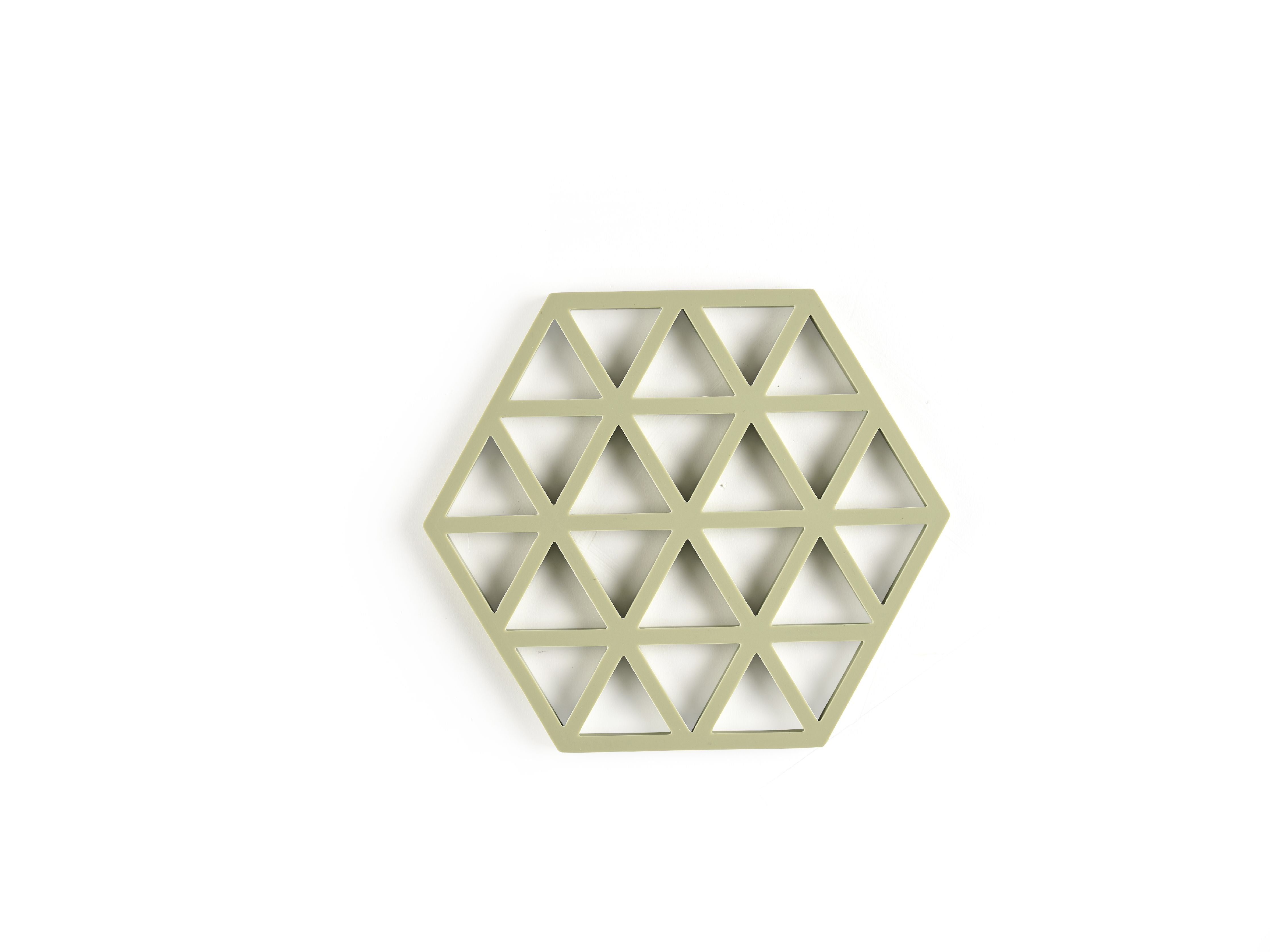 [product_category]-Zone Denmark Triangles Trivet 16 X 14 X 0,9 Cm, Matcha Green-Zone Denmark-5722000316046-31604-ZON-2