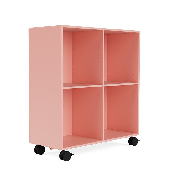 Montana Show Bookcase With Castors, Ruby