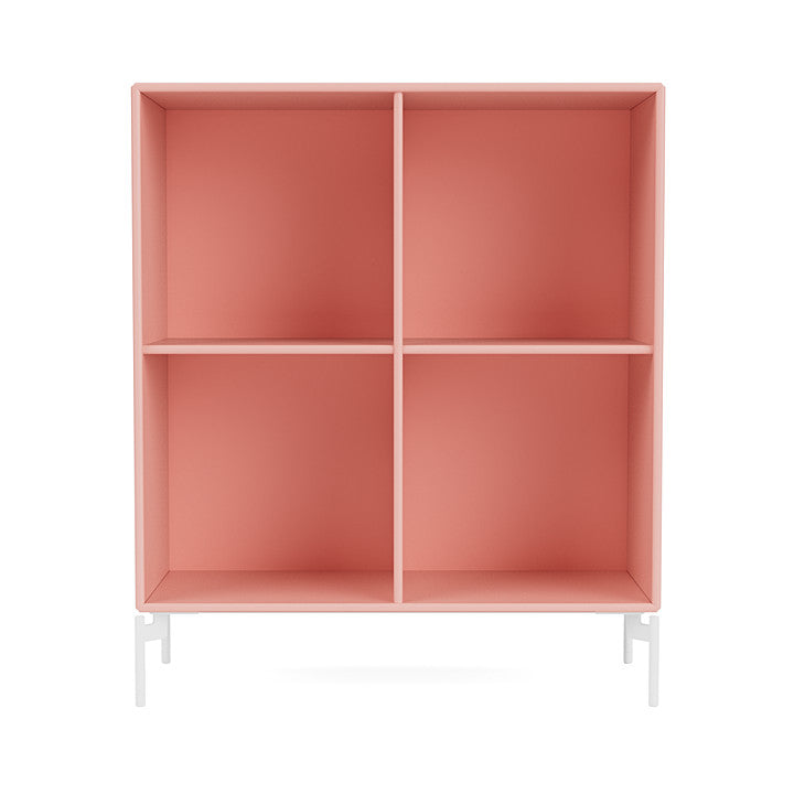 Montana Show Bookcase With Legs, Ruby/Snow White