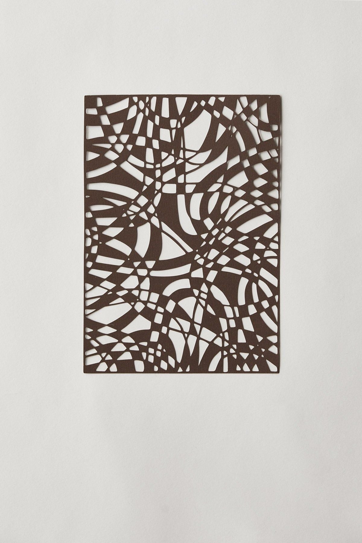 Studio About Papercut A5 Geometrisk rektangel, brun