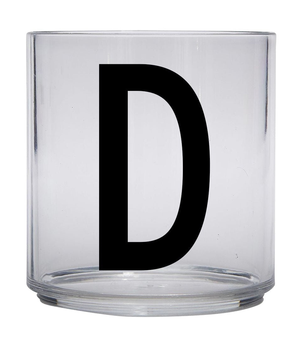 Design Letters Kids Personal Tritan Drinking Glass, D