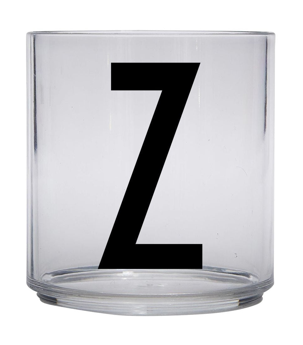 Design Letters Kids Personal Tritan Drinking Glass, Z