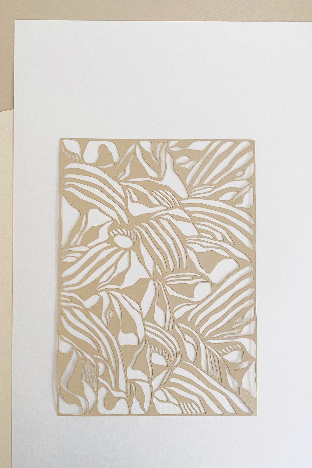 Studio About Papercut A4 Organisk rektangel, sand