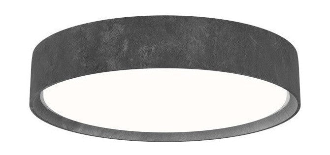 Louis Poulsen LP Slim Round Semi Recessed Ceiling Lamp 1089 Lumens Ø25 Cm, Dark Aluminium