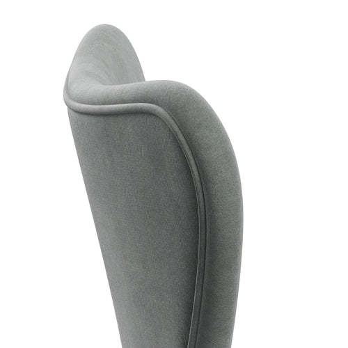 Fritz Hansen 3107 Chair Full Upholstery, Nine Grey/Belfast Velvet Seal Grey