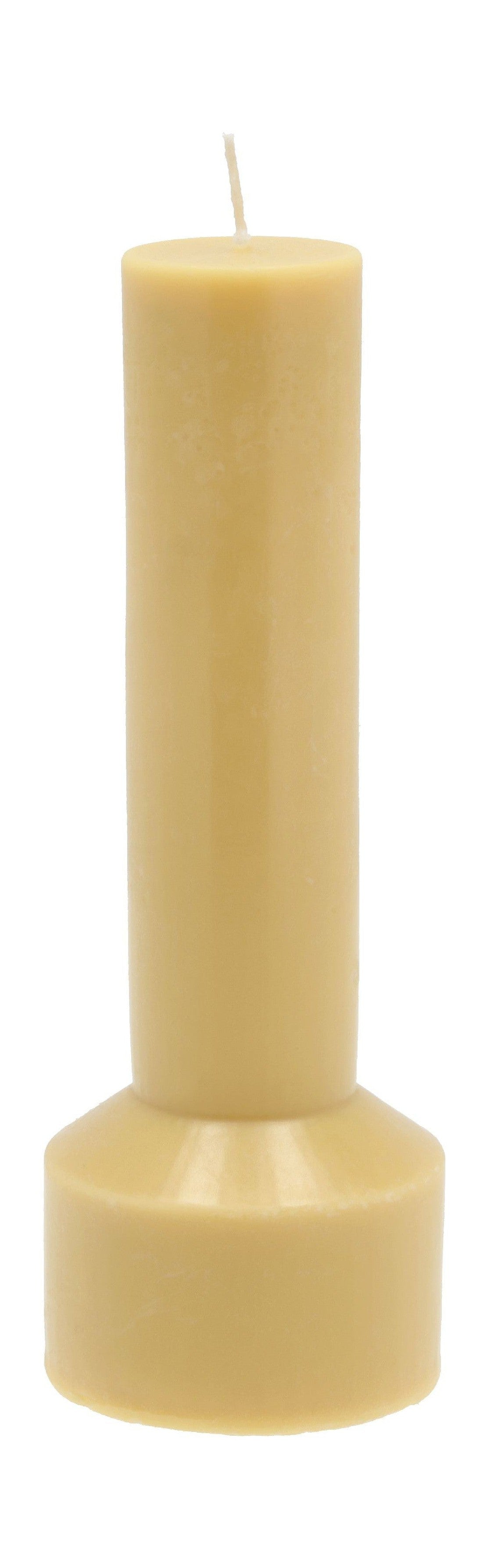 Villa Collection Hvils Pillar Candle ø 7 X 20 Cm, Dusty Yellow