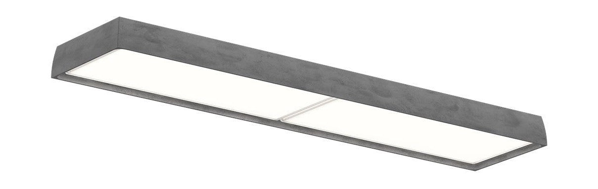 Louis Poulsen LP Slim Box Semi-Recessed Ceiling Lamp 3165 Lumens Dali, Dark Aluminium