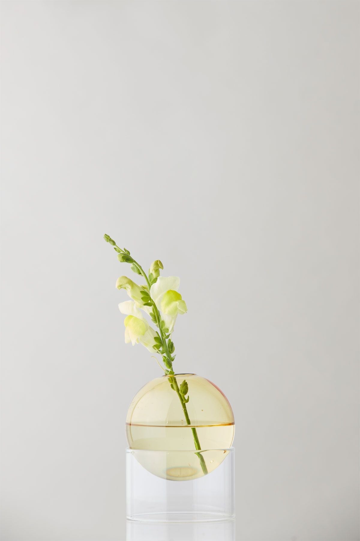 Studio About stående blomsterboblevase 10 cm, gul