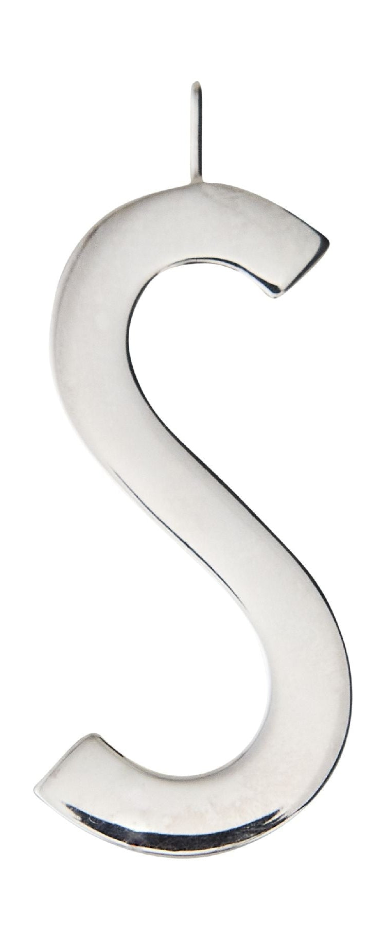 Design Letters til indledende halskæde 30 mm sølv, s