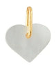 Design Letters Pearl Heart Charm, guld