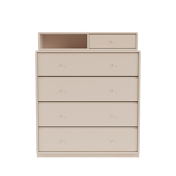 Montana Keep Chest Of Drawers With 3 Cm Plinth, Clay