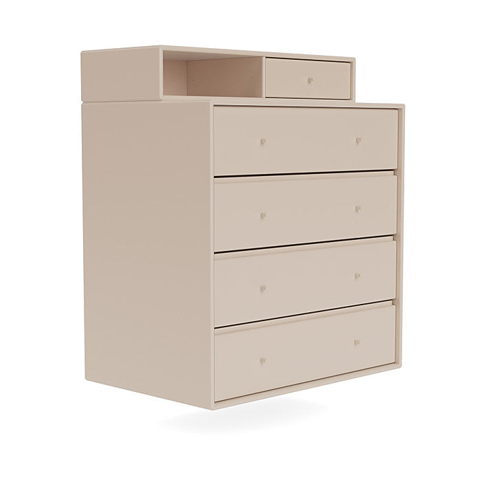 Montana Keep Chest Of Drawers With Suspension Rail, Clay