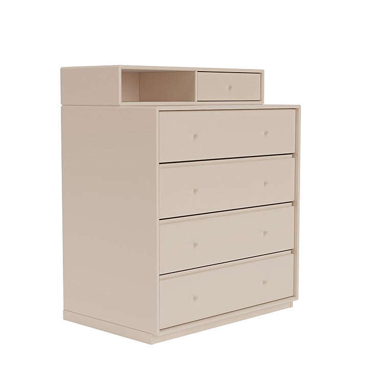 Montana Keep Chest Of Drawers With 3 Cm Plinth, Clay