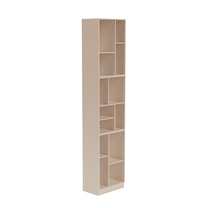 Montana Loom High Bookcase With 7 Cm Plinth, Clay