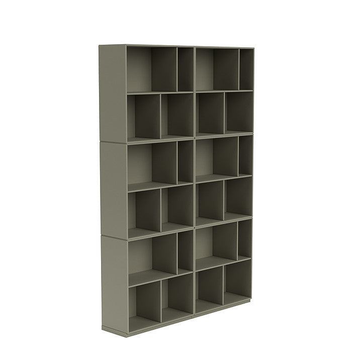 Montana Read Spacious Bookshelf With 7 Cm Plinth, Clay