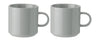 Stelton Classic Mug -sæt på 2, lysegrå