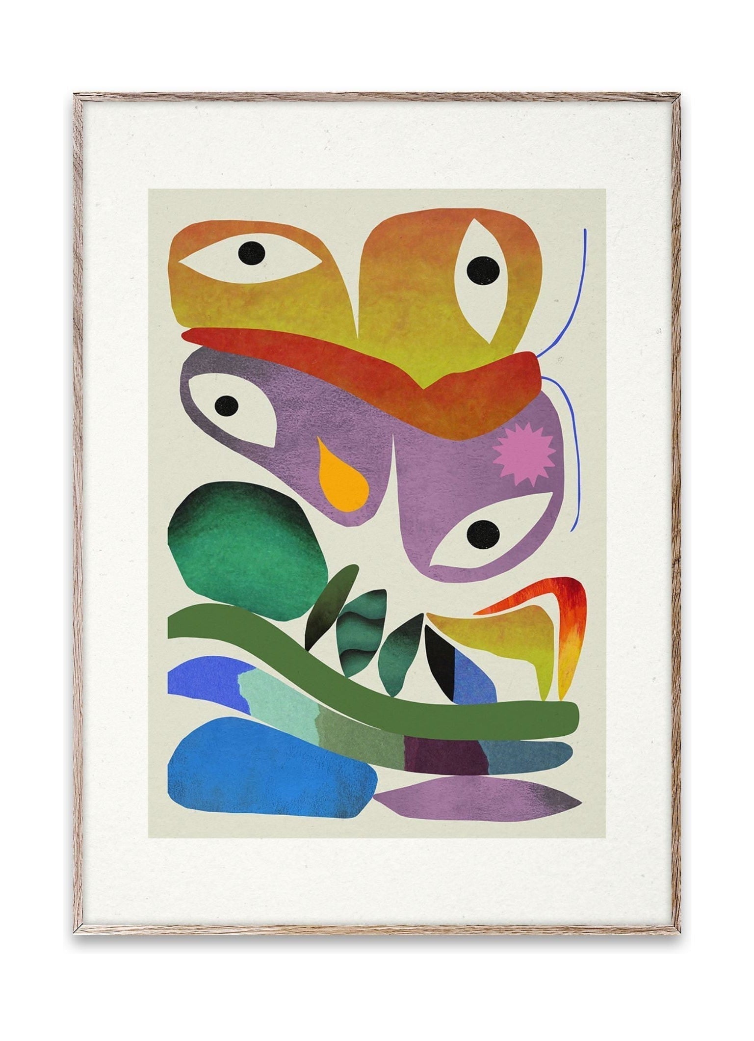 Paper Collective Butterfly Eyes Plakat, 30X40 Cm