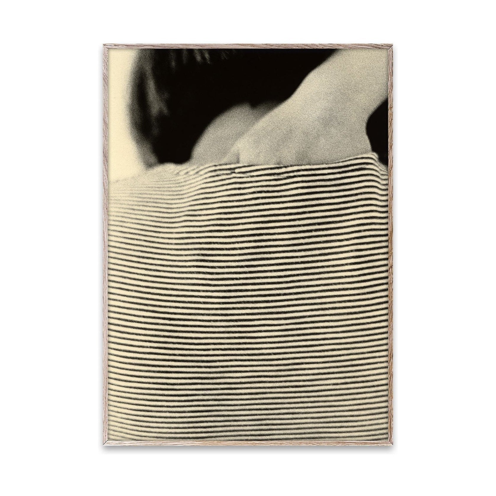 Paper Collective Striped Shirt Plakat, 30x40 Cm