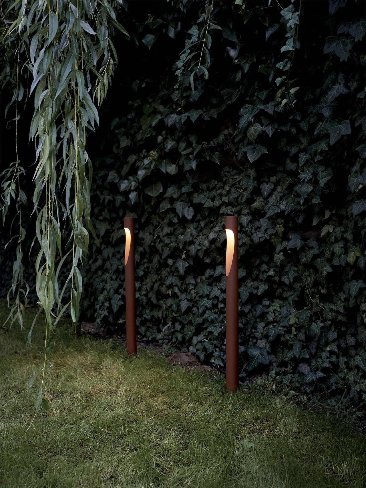 Louis Poulsen Flindt Garden Bollard LED 4000K 6.5W Base with Adaptor Short, Corten